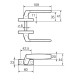 Ручка віконна Abloy DH83 ROUND матова латунь Ручка віконна Abloy DH83 ROUND матова латунь