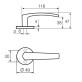 Ручка дверна Abloy Polarita 16/001 хром
