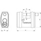 Замок навесной Mul-t-lock SBNE10 7x7 0767 3DND77 Замок навесной Mul-t-lock SBNE10 7x7 0767 3DND77