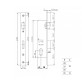 Корпус замка Siba ALU 10055-30 CP хром