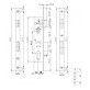 Корпус замка WC Siba PVC 10069 P WC-20 Корпус замка WC Siba PVC 10069 P WC-20