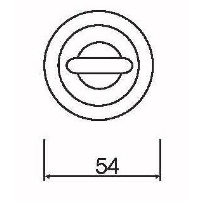 Накладка WC Siba R06 84 42 античное серебро Накладка WC Siba R06 84 42 античное серебро
