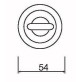 Накладка WC Siba R06 84 42 античное серебро Накладка WC Siba R06 84 42 античное серебро