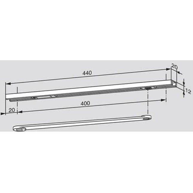 Скользящая тяга Dorma G96N20 для ITS96 Скользящая тяга Dorma G96N20 для ITS96