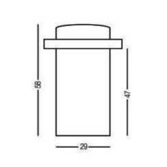 Стопор дверной MVM Linde M-47 AB античная бронза Стопор дверной MVM Linde M-47 AB античная бронза