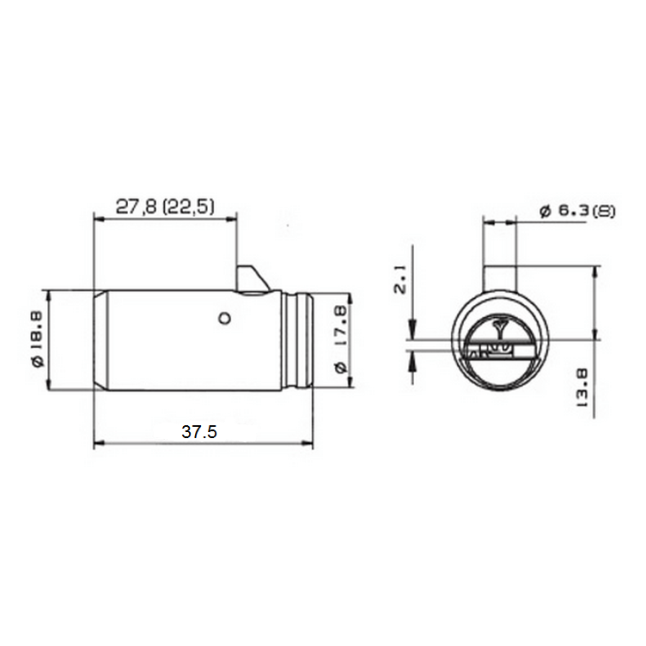 Замок для обладнання Mul-t-lock T-Handle (циліндр 37,5 мм) Замок для обладнання Mul-t-lock T-Handle (циліндр 37,5 мм)