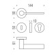 Ручка дверна Colombo Tool MD 11 матовий хром