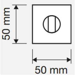 Накладка WC Linea Cali 019 матовый чёрный