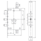 Корпус замка Mul-t-lock A528 Корпус замка Mul-t-lock A528