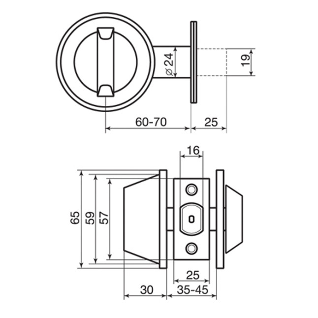 Замок врізний Mul-t-lock Dead Bolt Cronus