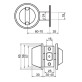 Замок врізний Mul-t-lock Dead Bolt Cronus