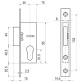 Корпус замка Gerda ZW 300 D Корпус замка Gerda ZW 300 D
