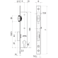 Корпус замка Gerda ZW 300 R (90/35)