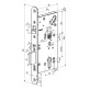 Замок электромеханический Abloy EL 561 ВЅ65мм 72мм FP20 RA R2.4 DIN SOL 12-24V NC/NO EI EL542/543 