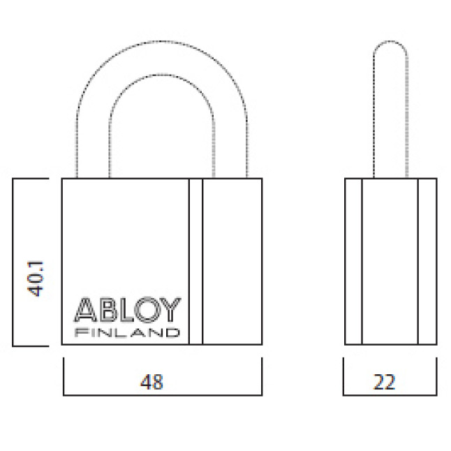 Замок навесной Abloy PL330 *PROTEC 2 TA77ZZ 2KEY PR2 T NR shackle 25мм 8мм BOX Замок навесной Abloy PL330 *PROTEC 2 TA77ZZ 2KEY PR2 T NR shackle 25мм 8мм BOX