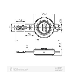 Ключ IKON e-CLIQ 1KEY CLIQ GO DEMO Ключ IKON e-CLIQ 1KEY CLIQ GO DEMO