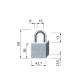 Замок навісний TOKOZ PLUTO_40 3KEY TK10_M NR_shackle 13мм 8мм BLISTER Замок навісний TOKOZ PLUTO_40 3KEY TK10_M NR_shackle 13мм 8мм BLISTER