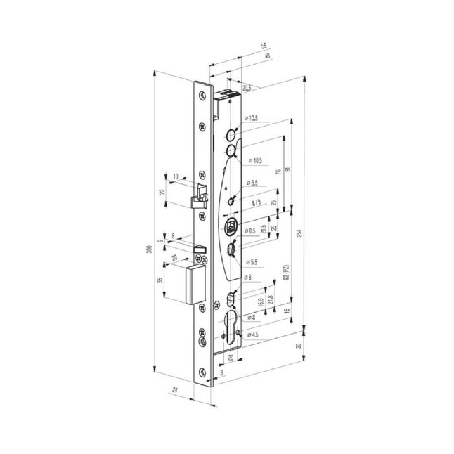 Замок электромеханический Abloy EL 460 ВЅ40мм 92мм FP24 SS UNIV DIN SOL 12-24V NC/NO PANIC FUNCTION EI EL440/441 Замок электромеханический Abloy EL 460 ВЅ40мм 92мм FP24 SS UNIV DIN SOL 12-24V NC/NO PANIC FUNCTION EI EL440/441