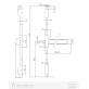 Замок TESA для эвакуационного выхода накладной QUICK3S NR N: black (RAL 9005)/R: red (RAL 3000) 3 Locking 860мм 8мм 