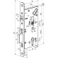 Замок електромеханічний ABLOY EL 560 BS65мм 72мм FP24 RS UNIV DIN SOL 12-24V NC/NO PANIC_FUNCTION EI EL540/541