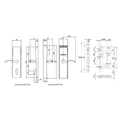 Замок TESA DONNA HERMES MIFARE хром сатин P 2UB4 BS50мм 20 мм Rounded CM: Satin Chrome UNIV STD Замок TESA DONNA HERMES MIFARE хром сатин P 2UB4 BS50мм 20 мм Rounded CM: Satin Chrome UNIV STD