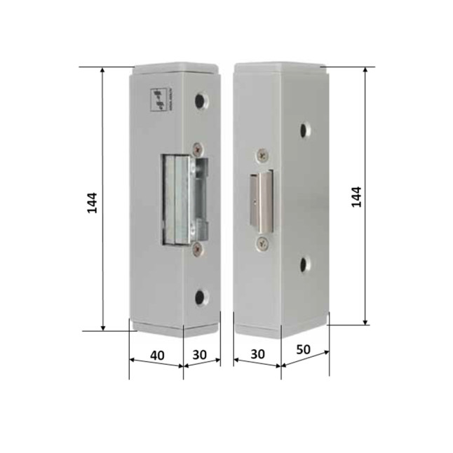 Защелка электромеханическая EFF EFF 8037 -91E91 FaFix (W/O SP 12V DC) НВ накладного монтажа