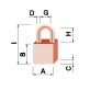 Замок навісний TOKOZ EXTREME_PRO 3KEY TKPRO R_shackle 31мм 9мм BOX