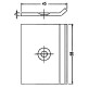 Зворотна планка JPM A14300-02-0-A_для_Антипаніки_серії_89 N: black (RAL 9005)