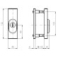 Протектор ROSTEX R3 DIN PLATE 22мм 38-55мм Фарба_коричнева_антік 3клас BROWN Комплект