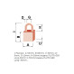Замок навесной Tokoz PLUTO G50 Guarda LONG 3KEY TK5 M NR shackle 35мм 10мм BLISTER Замок навесной Tokoz PLUTO G50 Guarda LONG 3KEY TK5 M NR shackle 35мм 10мм BLISTER